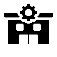 Black and white illustration of a cat.